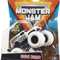 Monster Jam Grave Digger With Wheelie Bar Max Contrast 1:64 Scale Truck Series 20 7 Monster Jam Grave Digger With Wheelie Bar Max Contrast 1:64 Scale Truck Series 20