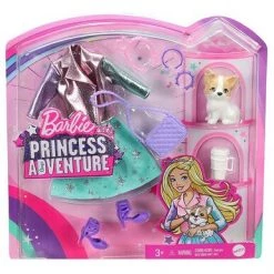 Barbie Princess Adventures Clothing Set With Puppy