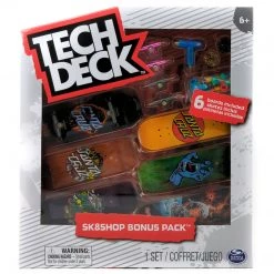 Tech Deck Santa Cruz Skateboards Sk8shop Bonus Pack - 2021 Series Spin Master