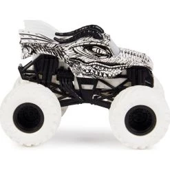 Spin Master Monster Jam Dragon Vs Yeti Black And White 1:64 Scale Truck Vehicle 7 Spin Master Monster Jam Dragon Vs Yeti Black And White 1:64 Scale Truck Vehicle