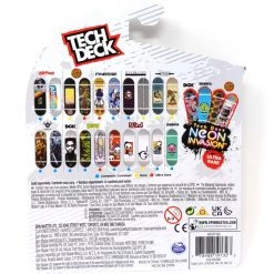 Tech Deck Neon Invasion DGK Skateboards 2021 Series OG Logo I Love Haters Ultra Rare Complete Fingerboard Spin Master
