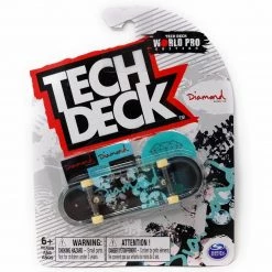 Tech Deck World Pro Edition Diamond Supply Co OG Script Blue Diamonds Complete Fingerboard Spin Master