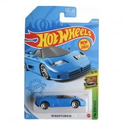 Hot Wheels '94 Bugatti EB110 SS, HW Exotics 6/10 Blue 1:64 Scale Vehicle