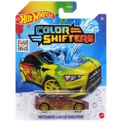 Hot Wheels Color Shifters Mitsubishi Lancer Evolution 1:64 Scale Vehicle Mattel
