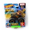 Hot Wheels Monster Trucks Thanos Marvel Die-Cast Metal Body Vehicle With Re-crushable Car