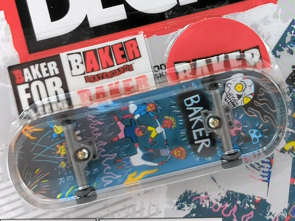 Tech Deck Baker Skateboards Kader Sylla Happy Campers Ultra Rare Complete Fingerboard Spin Master 3 Tech Deck Baker Skateboards Kader Sylla Happy Campers Ultra Rare Complete Fingerboard Spin Master