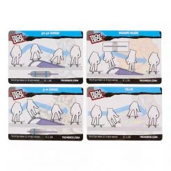 Tech Deck VS Series Santa Cruz Skateboards Screaming Hand And Classic Dot Fingerboard 2-Pack, Obstacle And Challenge Card Set Spin Master