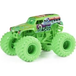 Monster Jam Grave Digger Monster Truck 1:64 Scale Green Hyper Fueled Series 22