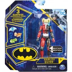 Harley Quinn 4 Inch Action Figure DC Bat-Tech Batman Series DC Comics