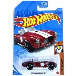 Hot Wheels Shelby Cobra 427 S/C, Muscle Mania 10/10 Red 1:64 Scale Vehicle