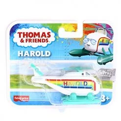 Thomas & Friends Rainbow Harold Metal Engine Push Along Train Fisher-Price