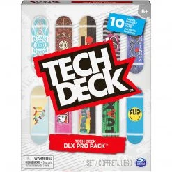 Tech Deck DLX Pro Pack - 10 Collectible Complete Fingerboards