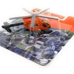 Matchbox Sky Busters Air Blade Orange Toy Helicopter Mattel