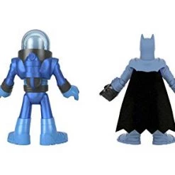 Fisher-Price Imaginext Dc Super Friends Batman & Mr Freeze Figure Set For Preschool Kids Ages 3 To 8 Years