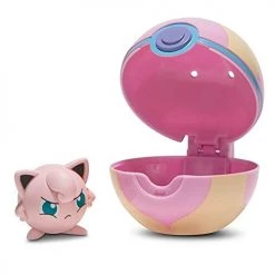 Card Game Pokemon Jigglypuff Heal Ball Clip N Go Action Figure