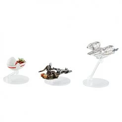 Hot Wheels Star Wars Starships 3-Pack Die-Cast Vehicles Inspired By The Mandalorian