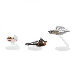 Hot Wheels Star Wars Starships 3-Pack Die-Cast Vehicles Inspired By The Mandalorian