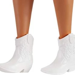 Barbie Fashionistas Doll #157, Curvy With Lavender Hair Wearing Red Plaid Dress, White Cowboy Boots & Teal Cross-Body Cactus Bag, Toy For Kids 3 To 8 Years Old 8 Barbie Fashionistas Doll #157, Curvy With Lavender Hair Wearing Red Plaid Dress, White Cowboy Boots & Teal Cross-Body Cactus Bag, Toy For Kids 3 To 8 Years Old