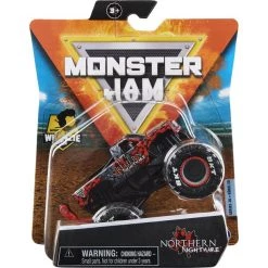 Spin Master Monster Jam Northern Nightmare Monster Truck With Wheelie Bar 1:64 Scale Legacy Trucks Series 20