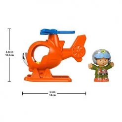 Fisher-Price Little People Helicopter Vehicle And Figure Set