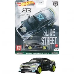 Hot Wheels Premium Car Culture'20 Ford Mustang RTR Spec 5 Slide Street 5/5 1:64 Scale