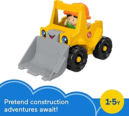 Fisher-Price Little People Bulldozer, Push-along Toy Construction Vehicle With Figure For Toddlers And Preschool Kids Ages 1 To 5 Years 2 Fisher-Price Little People Bulldozer, Push-along Toy Construction Vehicle With Figure For Toddlers And Preschool Kids Ages 1 To 5 Years