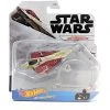 Hot Wheels Starships Star Wars OBI-Wan Kenobi's Jedi Starfighter With Flight Stand