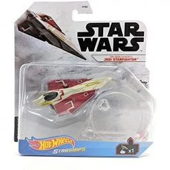 Hot Wheels Starships Star Wars OBI-Wan Kenobi's Jedi Starfighter With Flight Stand