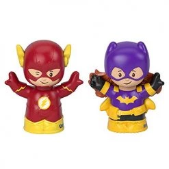 Fisher-Price Little People DC Superfriends Batgirl And The Flash - Super Hero Figure Set DC Comics 8 Fisher-Price Little People DC Superfriends Batgirl And The Flash - Super Hero Figure Set DC Comics