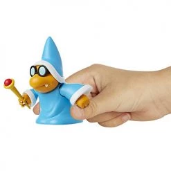 Nintendo Super Mario Collectible Magikoopa 4" Poseable Articulated Action Figure With Wand Accessory, Perfect For Kids & Collectors Alike! For Ages 3+