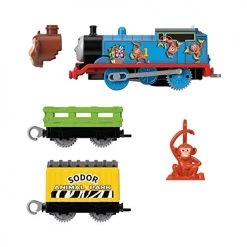 Thomas & Friends Thomas And Friends Fisher-Price Motorized Trackmaster Sodor Safari Monkey Thomas