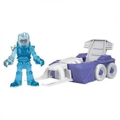 Imaginext DC Super Friends Slammers Vehicle & Mystery Figure Sets - GNN51 - Unopened Identified Blind Box ~ Mr. Freeze Clear And The Arctic Sled ~ Series 1