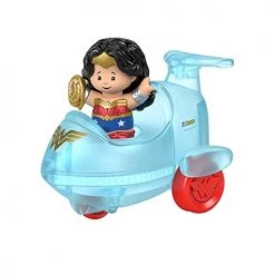 DC Comics Little People DC Superfriends Wheelies - Includes Wonder Woman Airplane And Figure