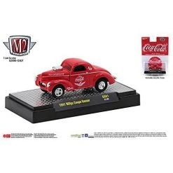 M2 Machines Coca-Cola Release GS01 1941 Willys Coupe Gasser Coca Cola All Toys