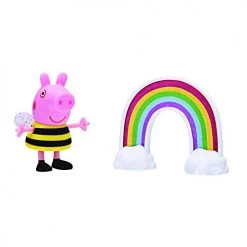 Peppa Pig Happy Springtime Rainbow Figure And Accessory