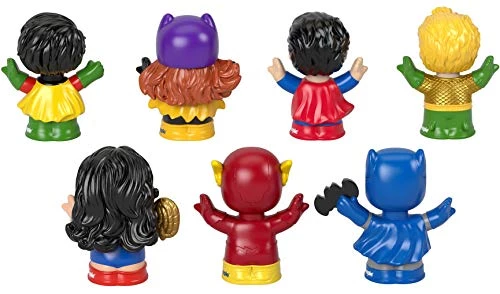 Fisher-Price DC Super Friends Figure Pack By Little People DC Comics 3 Fisher-Price DC Super Friends Figure Pack By Little People DC Comics