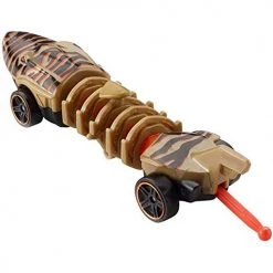 Mattel Hot Wheels Mutant Machines ~ Street Shark ~ Gold And Black ~ BBY91 ~ Unique Slithering Action Car