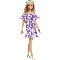 Mattel Barbie Loves The Ocean Beach-Themed Doll (11.5-inch Blonde), Made From Recycled Plastics, Wearing Fashion & Accessories, Gift For 3 To 7 Year Olds