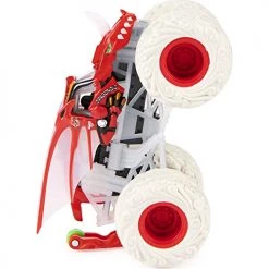 Toy Choo Choo Monster Jam 2021 Spin Master 1:64 Diecast Monster Truck With Wheelie Bar: Air Elementals Trucks Dragonoid