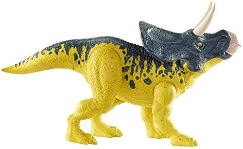Toy Choo Choo Jurassic World Wild Pack Zuniceratops Herbivore Dinosaur Action Figure Toy With Movable Joints, Realistic Sculpting & Attack Feature, Kids Gift Ages 3 Years & Older 5 Toy Choo Choo Jurassic World Wild Pack Zuniceratops Herbivore Dinosaur Action Figure Toy With Movable Joints, Realistic Sculpting & Attack Feature, Kids Gift Ages 3 Years & Older