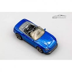 Matchbox 2020 MBX Highway 54/100 - 2018 Ford Mustang Convertible (Blue) - Damaged Packaging Mattel