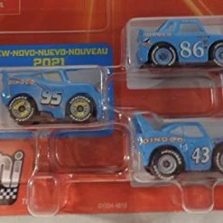 Kingsdugout Disney Pixar Cars Metal Mini Racers Dinoco Series McQueen The King Chick Hicks
