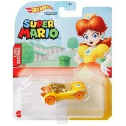 HW Cars Hot Wheels Character Cars Super Mario Princess Daisy Mattel