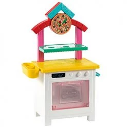 Mattel Barbie Chelsea Can Be Pizza Chef Playset With Brunette Chelsea Doll (6-In/15.24-cm), Pizza Oven, 2 Spice Shakers, Pizza Pan & More, Great Gift For Ages 3 Years Old & Up