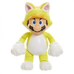 NINTENDO World Of Nintendo Cat Mario With Bell Action Figure, 4