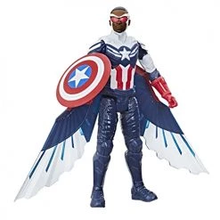 Titan Heroes Avengers Marvel Titan Hero Series Captain America Sam Wilson 12-Inch Action Figure