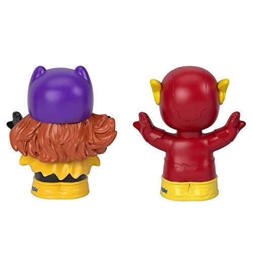 Fisher-Price Little People DC Superfriends Batgirl And The Flash - Super Hero Figure Set DC Comics 5 Fisher-Price Little People DC Superfriends Batgirl And The Flash - Super Hero Figure Set DC Comics