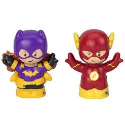 Fisher-Price Little People DC Superfriends Batgirl And The Flash - Super Hero Figure Set DC Comics
