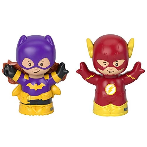Fisher-Price Little People DC Superfriends Batgirl And The Flash - Super Hero Figure Set DC Comics 1 Fisher-Price Little People DC Superfriends Batgirl And The Flash - Super Hero Figure Set DC Comics