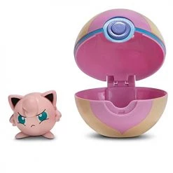 Card Game Pokemon Jigglypuff Heal Ball Clip N Go Action Figure